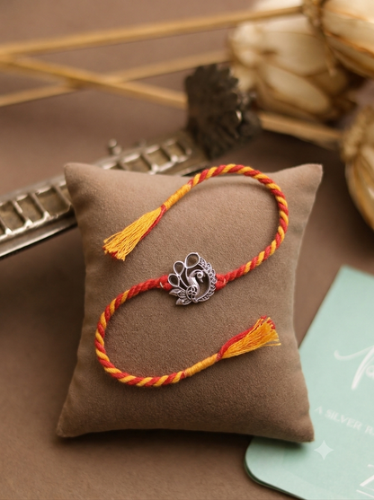 Peacock Blessings Rakhi