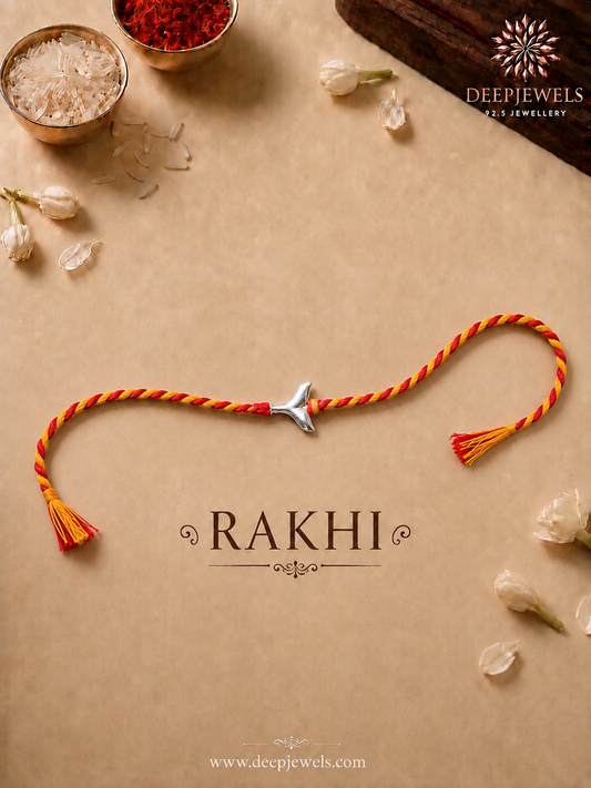 Silver Udaan Band Rakhi