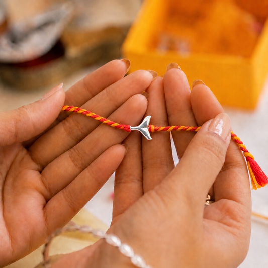 Silver Udaan Band Rakhi
